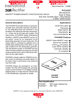 PVO402P-T Datasheet PDF International Rectifier