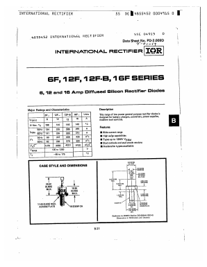 16F10 Datasheet PDF International Rectifier