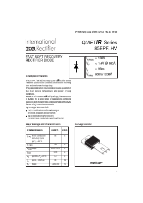 85EPF08 Datasheet PDF International Rectifier