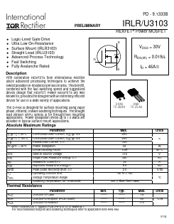 IRLR3103 Datasheet PDF International Rectifier