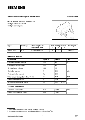 Q68000-A8320 Datasheet PDF Infineon Technologies