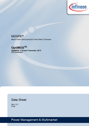 IPP034N08N5 Datasheet PDF Infineon Technologies