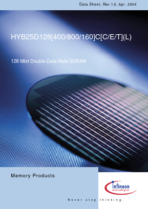 HYB25D128160CE-6 Datasheet PDF Infineon Technologies