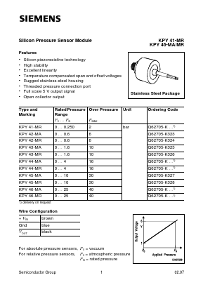 KPY41-MR Datasheet PDF Infineon Technologies