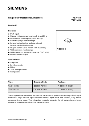 Q67000-A2106 Datasheet PDF Infineon Technologies