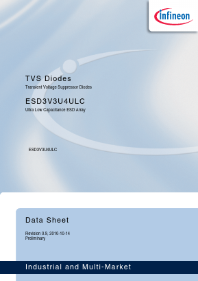 ESD3V3U4ULC Datasheet PDF Infineon Technologies