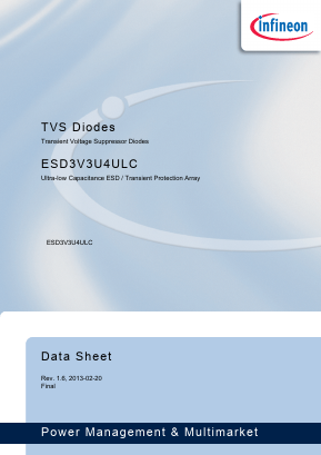 ESD3V3U4ULC Datasheet PDF Infineon Technologies