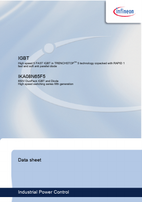 IKA08N65F5 Datasheet PDF Infineon Technologies