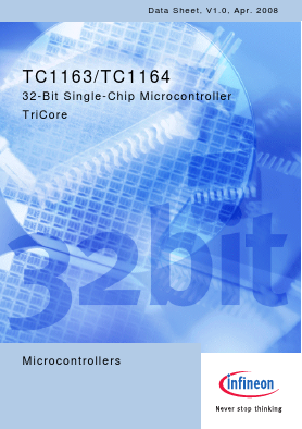 SAF-TC1163-128F80HL Datasheet PDF Infineon Technologies