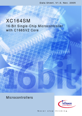 XC164SM Datasheet PDF Infineon Technologies