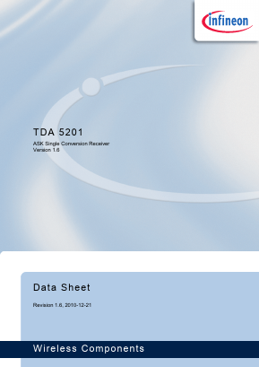 TDA5201 Datasheet PDF Infineon Technologies