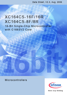 SAK-XC164CS-16F40F Datasheet PDF Infineon Technologies
