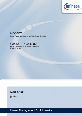 IPB60R160C6 Datasheet PDF Infineon Technologies