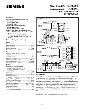 ILD1 Datasheet PDF Infineon Technologies