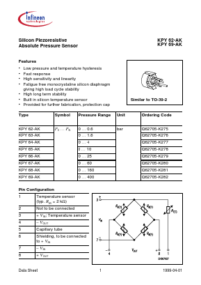 Q62705-K279 Datasheet PDF Infineon Technologies