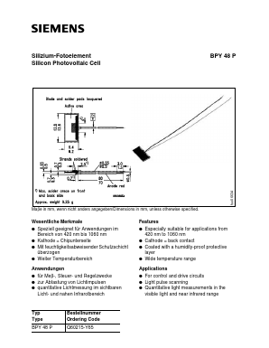 BPY48P Datasheet PDF Infineon Technologies