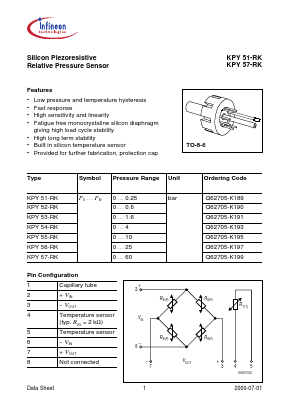 Q62705-K191 Datasheet PDF Infineon Technologies