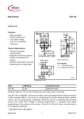KSY46 Datasheet PDF Infineon Technologies