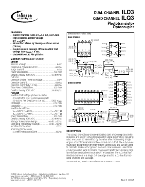ILD3 Datasheet PDF Infineon Technologies