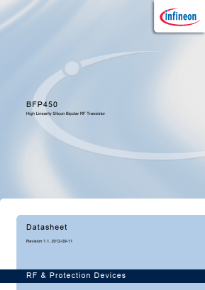 BFP450H6327 Datasheet PDF Infineon Technologies