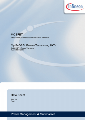 IPA086N10N3G Datasheet PDF Infineon Technologies