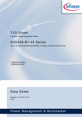ESD206-B1-02EL Datasheet PDF Infineon Technologies