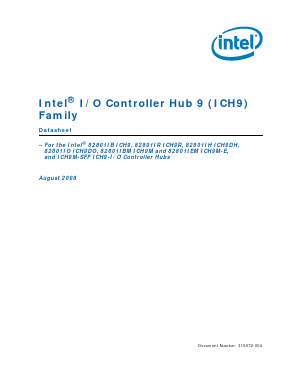82801IOICH9DO Datasheet PDF Intel