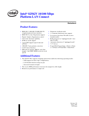 EP82562V Datasheet PDF Intel