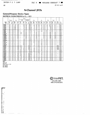 2N3967A_ Datasheet PDF InterFET 