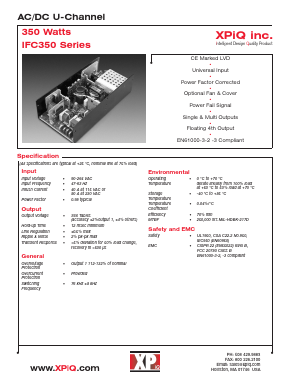 IFC350-32B Datasheet PDF International Power DC Power Supplies