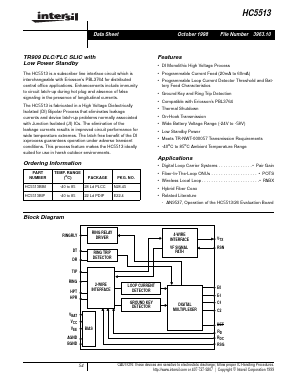 HC5513 Datasheet PDF Intersil