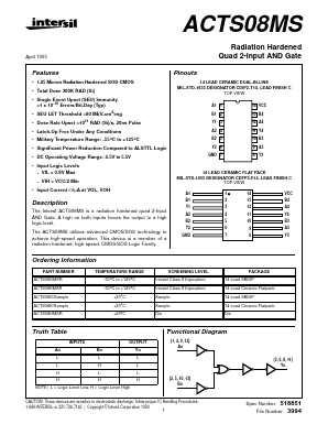 ACTS08K/SAMPLE Datasheet PDF Intersil