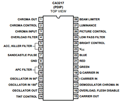 CA3217 Datasheet PDF Intersil