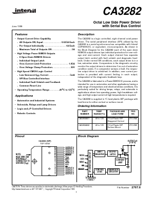 CA3282 Datasheet PDF Intersil