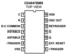 CD4047 Datasheet PDF Intersil