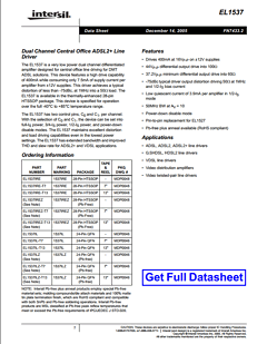 1537ILZ Datasheet PDF Intersil
