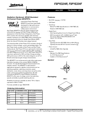FSPYE234D1 Datasheet PDF Intersil