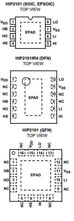 HIP2101 Datasheet PDF Intersil