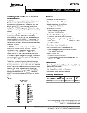 HIP6002CB Datasheet PDF Intersil