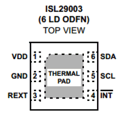 ISL29003IROZ-T7 Datasheet PDF Intersil
