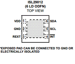 ISL29012 Datasheet PDF Intersil