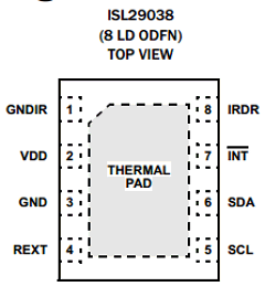 ISL29038IROZ-T7 Datasheet PDF Intersil