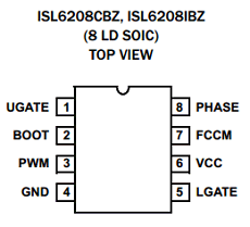 ISL6208B Datasheet PDF Intersil