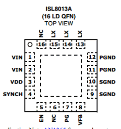 ISL8013AIRZ-T Datasheet PDF Intersil