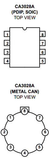 CA3028AE Datasheet PDF Intersil