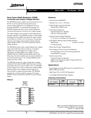 HIP6008CB Datasheet PDF Intersil