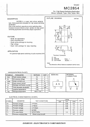 MC2854 Datasheet PDF Isahaya Electronics