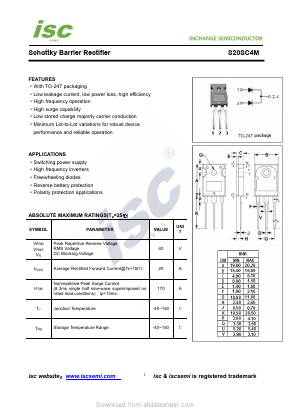 S20SC4M Datasheet PDF Inchange Semiconductor