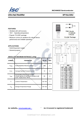 SF10LC20U Datasheet PDF Inchange Semiconductor