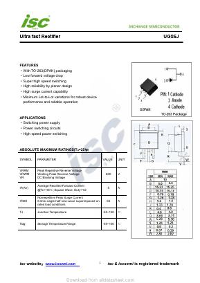 UGS5J Datasheet PDF Inchange Semiconductor